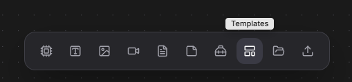 Work with templates visual